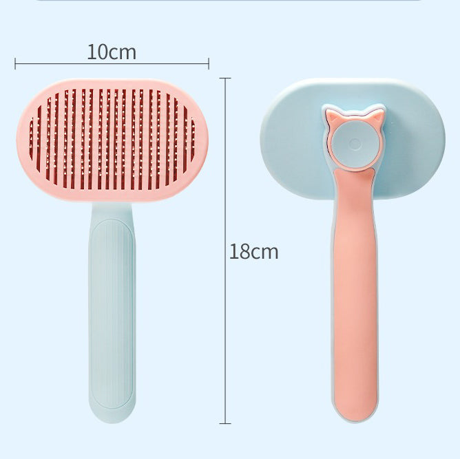 Self-cleaning Widen Pet Grooming Brush