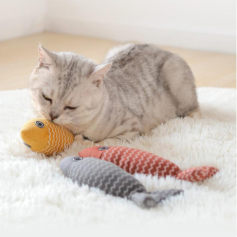 Catnip Fishes Cat Toy Set(3 Pieces)