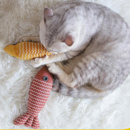 Catnip Fishes Cat Toy Set(3 Pieces)