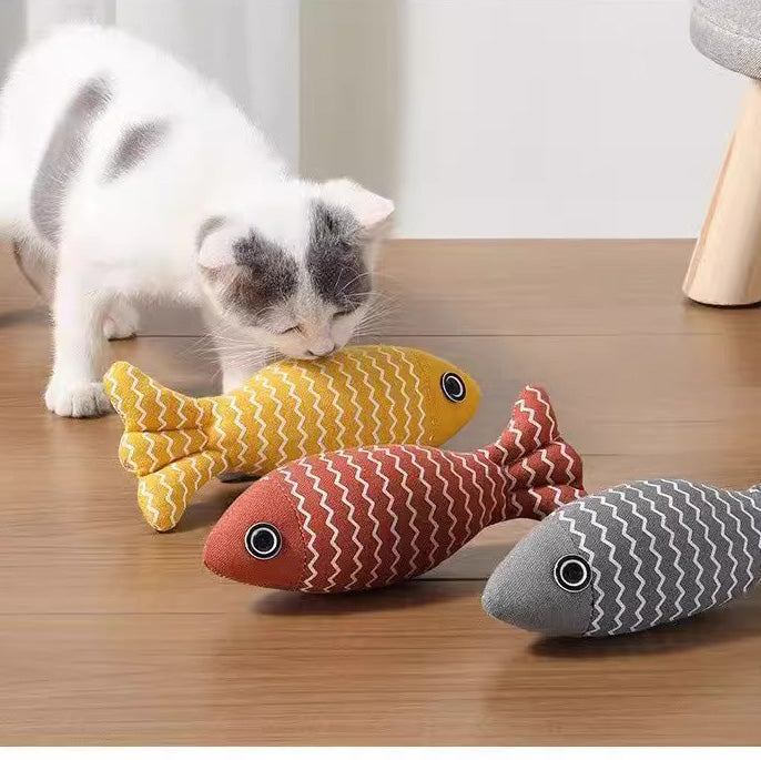 Catnip Fishes Cat Toy Set(3 Pieces)