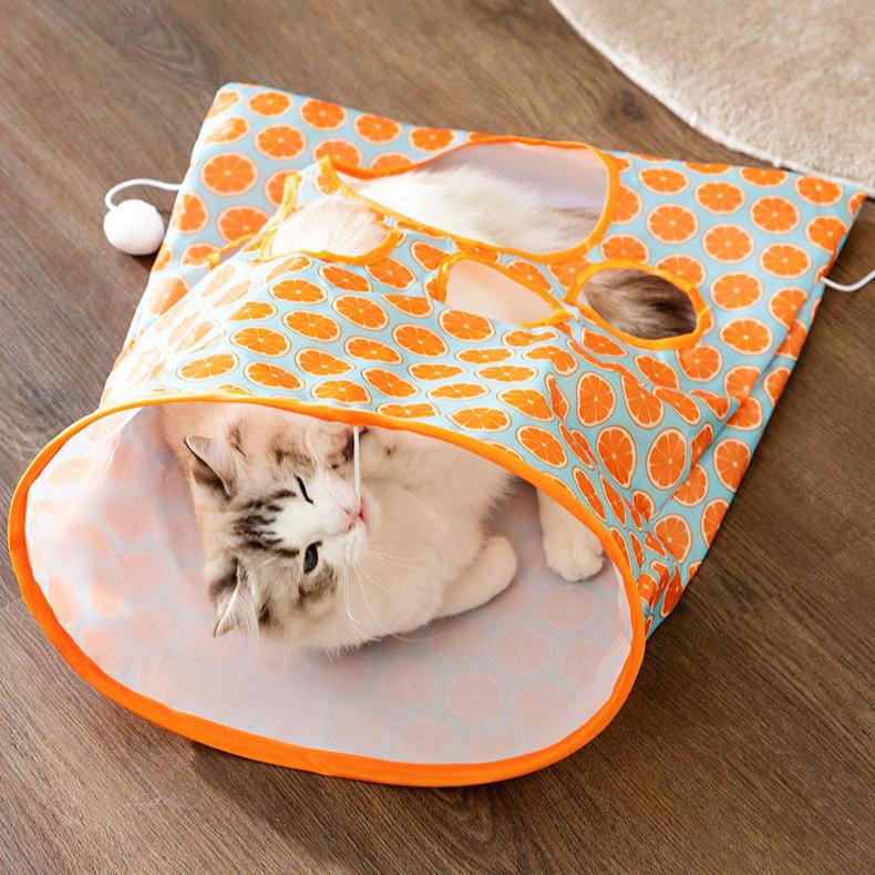 Sonorous Polyester Bag Cat Toy