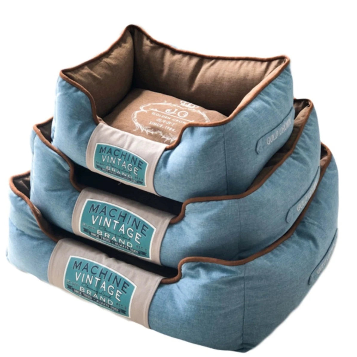 Washable Canvas Pet Dog Bed