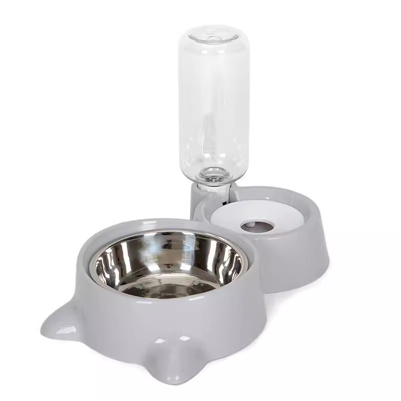 Mint Green Pet Bowl Food Water Feeder