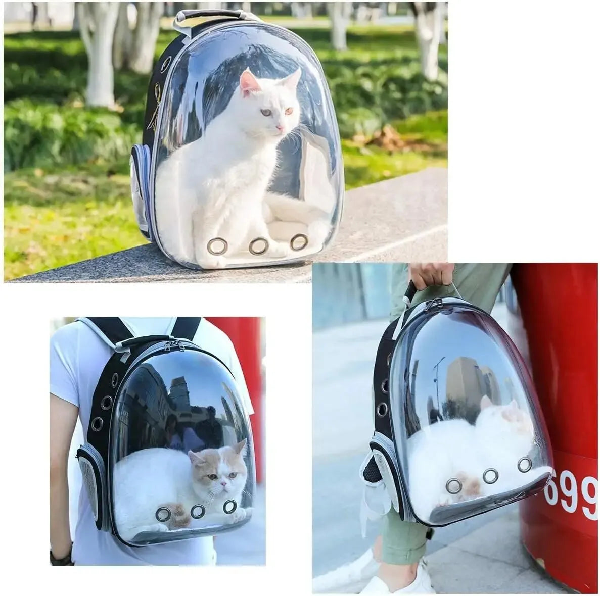 Transparent Capsule Bubble Cat Pet Carrier Backpack Bag