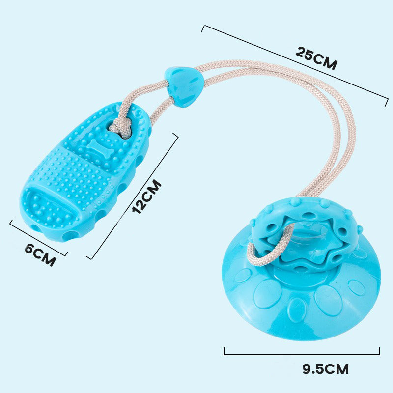 Slipper Shaped Suction Cup Dog Toy