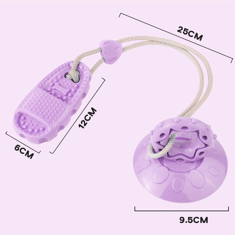 Slipper Shaped Suction Cup Dog Toy