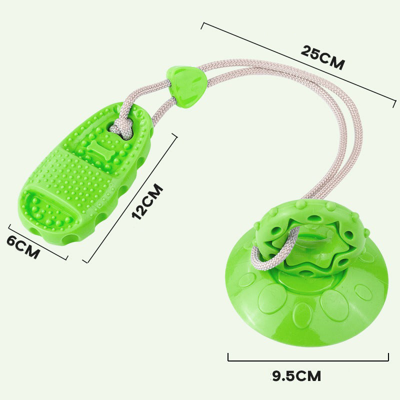 Slipper Shaped Suction Cup Dog Toy