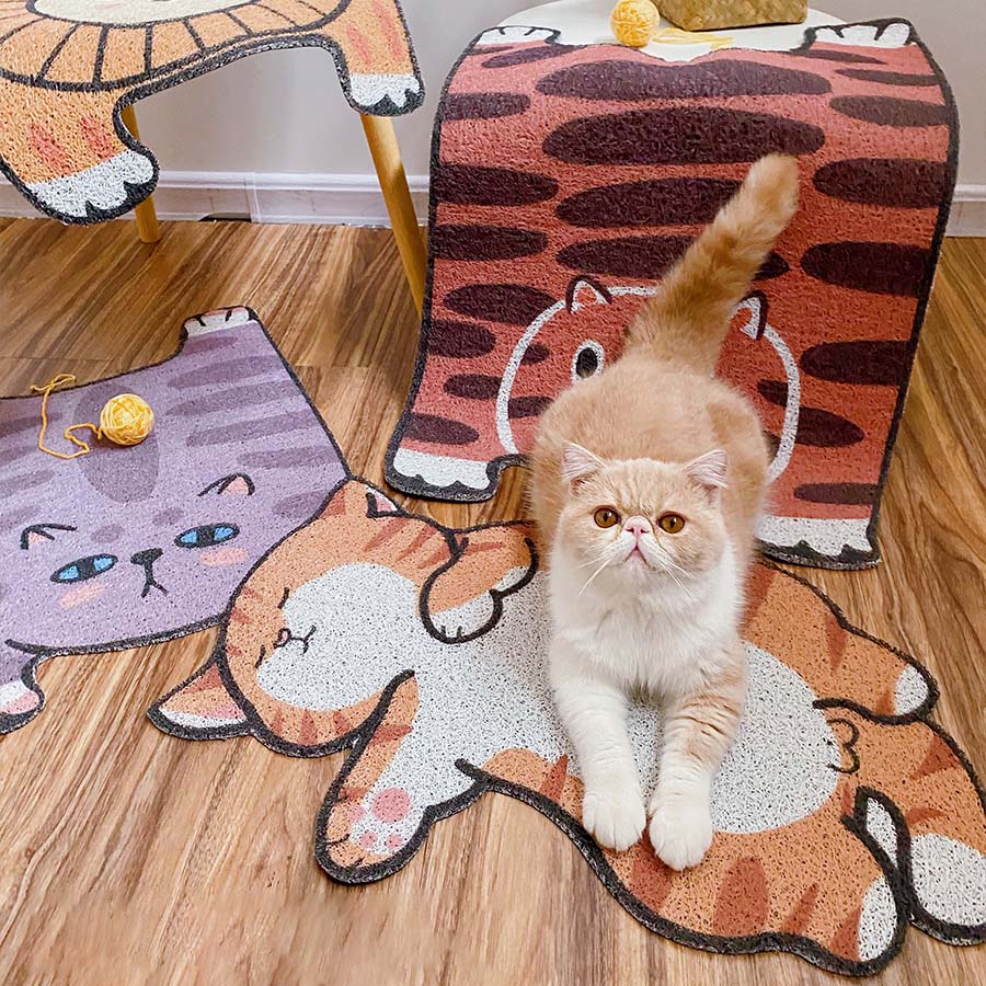 Tiger Animal Series Cat Litter Mat