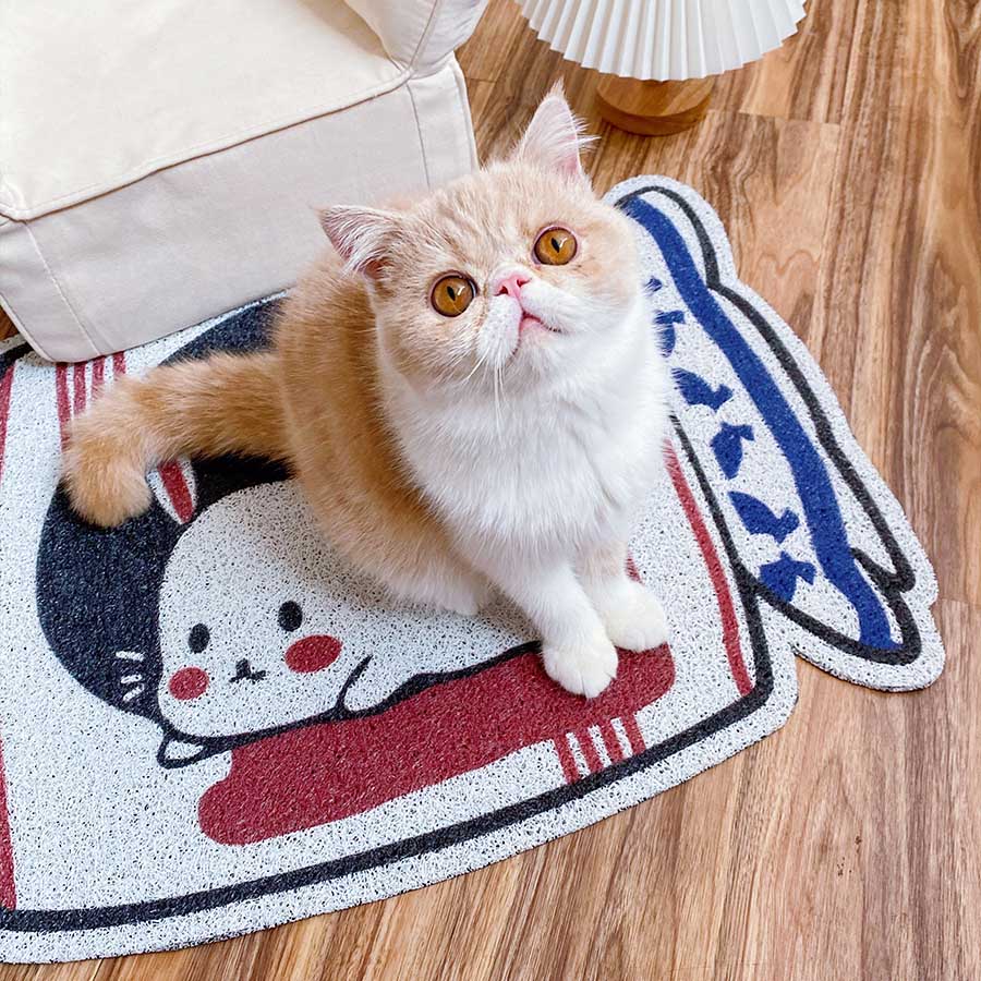 Tiger Animal Series Cat Litter Mat