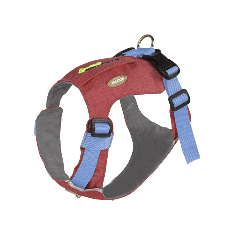 Zipper Pocket Dog Harness