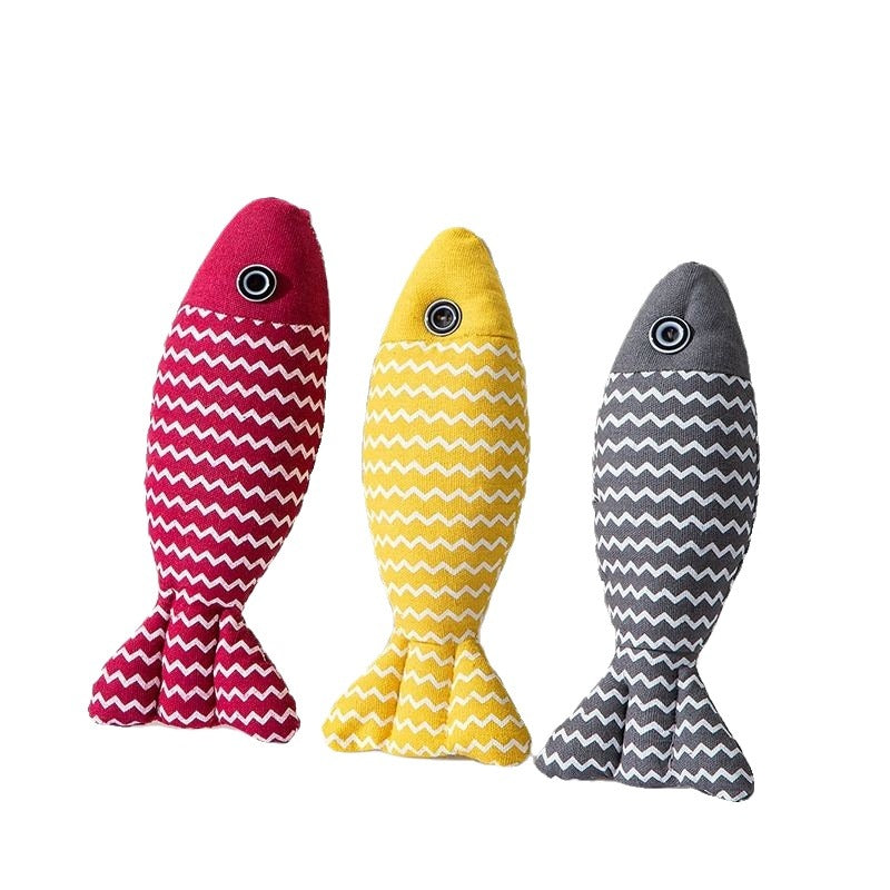 Catnip Fishes Cat Toy Set(3 Pieces)